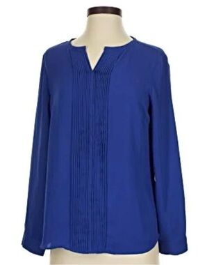 TALBOTS‎ Blue Blouse Size Sp
